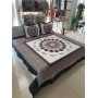 ETEHOMETEX ÇİFT KİŞİLİK KAPİTONELİ YATAK ÖRTÜSÜ SETİ GLORİA KAHVE 8696474231921